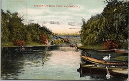 Lagoon Lincoln Park Chicago IL Postcard PC262 - £7.98 GBP