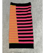 Nicole Miller Artelier Skirt Womens Medium Avant Garde Striped Knit Penc... - $420.06 MXN