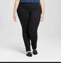 Universal Thread Women’s Plus Size Skinny Jeans, BLACK 16W NWT - £17.17 GBP