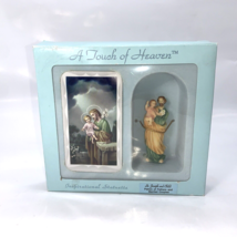 Beman Design A Touch Of Heaven St Joseph &amp; Child Statuette Figurine &amp; Pr... - $25.00