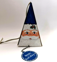 Santa&#39;s head Wind Bell Buoy  Wind Chime 20&quot; - £31.60 GBP