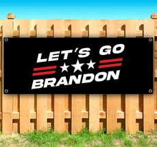 BUY1 GET1 Free Item Lets Go Brandon Advertising Vinyl Banner Trump Biden Funny - £32.44 GBP+