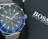 Orologio HUGO BOSS HB1513742 Ocean Edition Orologio da uomo nero e blu 2... - £103.27 GBP