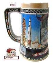 Miller High Life Beer Stein NASA Apollo 11 Great American Achievements Beer Mug - £15.59 GBP