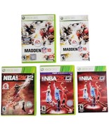 Xbox 360 Games - NBA 2K12, NBA 2K13 &amp; Madden 10 - £6.04 GBP
