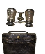 Vintage Mother Of Pearl Opera Glasses With Leather Case  - £65.89 GBP