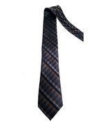 Calvin Klein Skinny Slim Necktie  100% silk Black Brown Gray, &amp; slate Bl... - $182.70 MXN