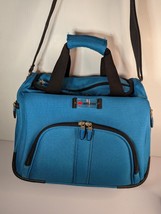 Delsey Luggage Bag Blue Weekender Travel Duffle Carry On Gym Overnight S... - £31.35 GBP