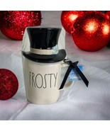 Rae Dunn  &quot;FROSTY&quot;  Canister w/Top Hat Topper Gift Christmas Holiday Mug... - £35.62 GBP