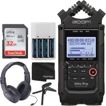 Zoom H4n Pro 4-Input/4-Track Portable Handy Recorder with Onboard X/Y Mic - £280.64 GBP