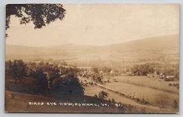 RPPC Bird&#39;s Eye View of Pownal VT Vermont Real Photo Postcard A46 - £15.88 GBP