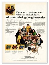 Samsonite Woodland Folding Furniture Holidays Vintage 1968 Full-Page Mag... - £7.59 GBP