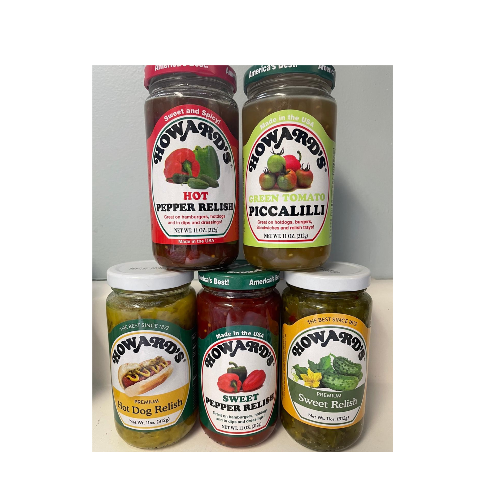 Howard’s Classic Relish Variety Pack - $35.91