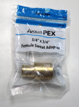 Apollo APEX  - Female Sweat Adapter 3/4&quot; X 3/4&quot; - Barb Fitting - MPN - A... - £6.68 GBP