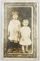 VTG 1910&#39;s AZO Two Children Brother in Sailor Suit Sister Real Photo Postcard - £7.46 GBP