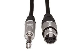 Hosa HXS-005 REAN XLR3F to 1/4&quot; TRS Pro Balanced Interconnect Cable, 5 Feet - £11.78 GBP+