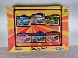 2005 Matchbox Superfast Collector Tin 6 Car Ford Chevy Camaro Sealed Die... - $545.35 MXN