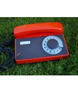 VINTAGE SOVIET CZECHOSLOVAKIA ROTARY DIAL PHONE TELEPHONE TESLA - £41.37 GBP