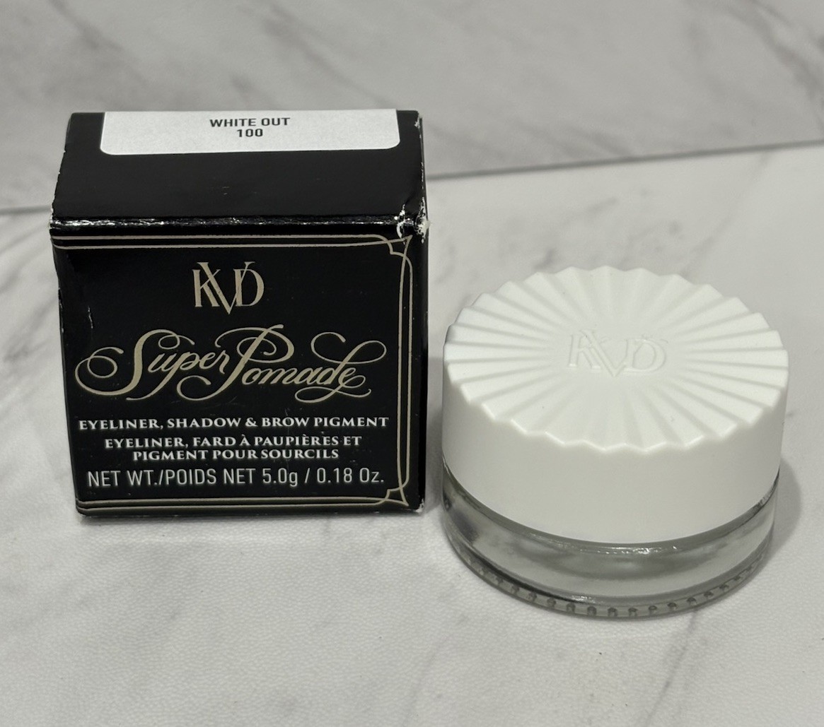 Kat Von D Super Pomade Eyeliner Shadow &amp; Brow Pigment - White Out - 0.18 oz - $24.75