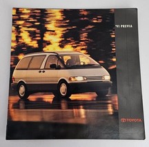 1991 Toyota Previa 2.4L 2AZ-FE Car Van Sale Brochure Catalog - £15.10 GBP