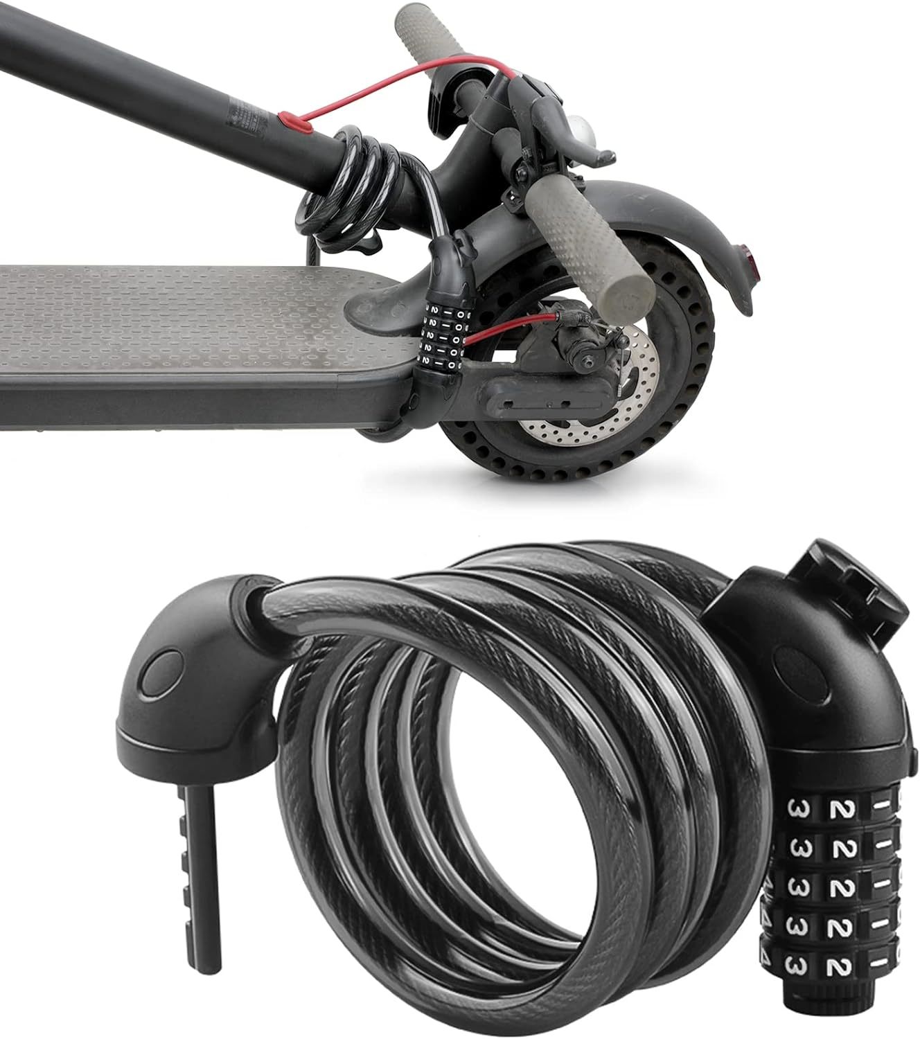Segway Scooter Lock Cable For Xiaomi Mijia M365 Es Series Segways, Ninebot - $31.95