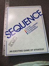 Board Games  Sequence  Family Fun  Strategy Exciting Challenging 1995 Co... - £8.35 GBP