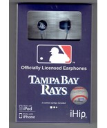 iHIP Officially Licensed MLB TEAM LOGO Earphones Tampa Bay Rays - $186.96 MXN