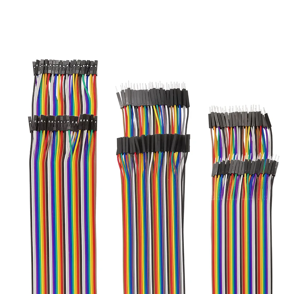 House Home 40 Pin Breadboard Jumper Cable Wire Male to Male/Female to Female/Mal - £19.30 GBP