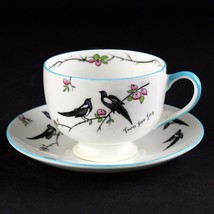 Paragon Two For Joy Cup &amp; Saucer Set, c1926 English Bone China, Queen El... - $275.00