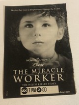 The Miracle Worker Tv Guide Print Ad Helen Keller TPA11 - £4.45 GBP