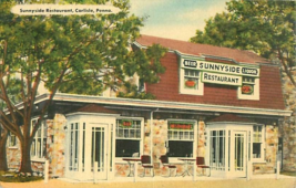 POSTCARD CARLISLE PENNSYLVANIA PA Sunnyside Restaurant - $9.89