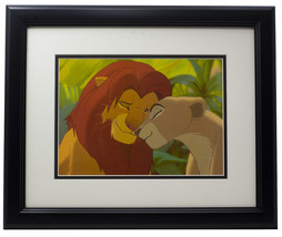 Walt Disney&#39;s The Lion King Framed Simba And Nala 11x14 Photo - £83.69 GBP
