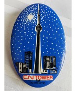 1977 CN TOWER TORONTO ONTARIO CANADA BUTTON PINBACK VINTAGE PROMOTIONAL ... - $284.92 MXN
