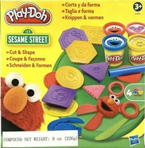 Band NEW Sealed Sesame Street Play-Doh Cut and Make Shapes Elmo Shapes Hasbro - £26.37 GBP