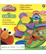 Band NEW Sealed Sesame Street Play-Doh Cut and Make Shapes Elmo Shapes H... - £25.94 GBP