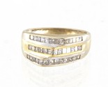 Diamond Unisex Cluster ring 14kt Yellow and White Gold 409590 - £480.29 GBP