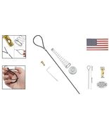 Durable Gate Hardware Cable Pull Kit, Adjustable Stainless Steel Latch O... - $140.05 MXN