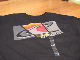 Mens O'Neill T shirt TEE black logo NEW NWT surf skate small S segment 411S18110 - $9.11