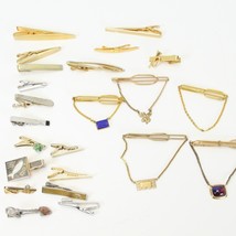 Tie Clips Bar Lot Of 23 Vintage Hickok Dante Swank Anson Estate Jewelry - €20,96 EUR