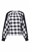  NWT Tibi PLAID TOP WITH LUREX DETAIL $450 - £67.94 GBP