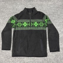 Polo Ralph Lauren Sweater Boys Youth Size 7 Fleece Pullover 1/4 Zip Pockets - $27.66