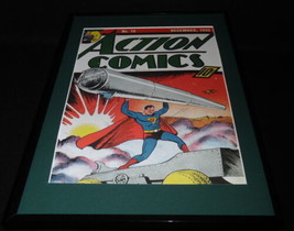 Action Comics #19 Superman Framed 11x17 Cover Photo Poster Display Offic... - £38.94 GBP