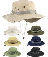 Geyoga Bucket Hat 7 Pc Wide Brim Fishing Caps Foldable Outdoor Multicolo... - €28,12 EUR