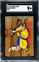 Kobe Bryant 1997-98 Skybox Z Force Boss Card #3B- SGC Graded 9 Mint (Los Angeles - £63.76 GBP