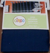 Circo Window Valance - 54"x15" - 100% Cotton - BRAND NEW IN PACKAGE - Navy Blue - $19.79