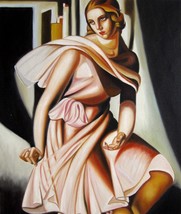 36x48 inches Rep. Tamara De Lempicka Oil Painting Canvas Art Wall Decor moder06D - $300.00