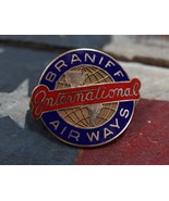 Vintage 1950&#39;s Braniff International Airways Enamel Hat Cap Badge Insign... - $492.36 CAD