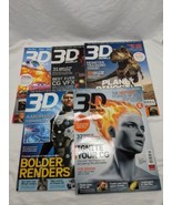 Lot Of (5) 3D World Magazines For 3D Artists *NO CDS* 145-147 151-152  - $61.80 CAD