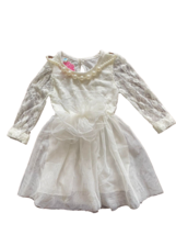 new Baby Girl WHITE LACE DRESS sz 18-24m Holidays Wedding Christening Outfit - £13.45 GBP
