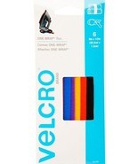 6 Cable &amp; Cord ONE WRAP Bundling TIES hook loop 8&quot; x 1/2&quot; Nylon VELCRO 9... - £13.43 GBP